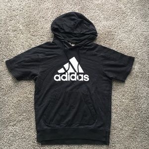 Adidas short sleeve hoodie
